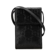 Gucci Vintage Pre-owned Laeder axelremsvskor Black, Dam