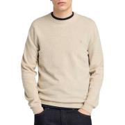 Timberland Merino Crew Neck Sweater Beige, Herr