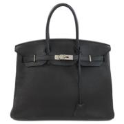 Hermès Vintage Pre-owned Tyg handvskor Black, Dam