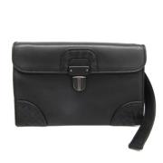 Bottega Veneta Vintage Pre-owned Laeder necessrer Black, Dam