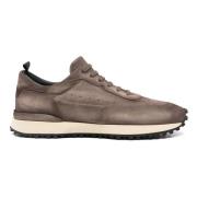 Officine Creative Mocka sneakers med läderfoder Brown, Herr