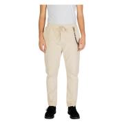 Gianni Lupo Beige Dragkedja Spetsbyxor Höst/Vinter Beige, Herr