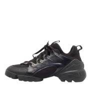 Dior Vintage Pre-owned Tyg sneakers Black, Dam