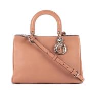 Dior Vintage Pre-owned Laeder handvskor Beige, Dam