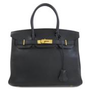 Hermès Vintage Pre-owned Tyg handvskor Black, Dam