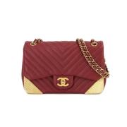 Chanel Vintage Pre-owned Laeder chanel-vskor Red, Dam