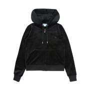 Juicy Couture Stilig Hoodie för Kvinnor Black, Dam