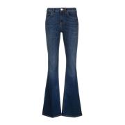 Pinko Flared Jeans Blue, Dam