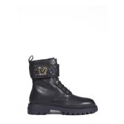 Love Moschino Svarta Boots för Snygga Outfits Black, Dam