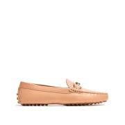 Tod's Stiliga Loafers för Män Beige, Dam