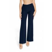 Rinascimento Side Zip Trousers Blue, Dam