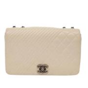 Chanel Vintage Pre-owned Laeder chanel-vskor White, Dam