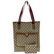 Gucci Vintage Pre-owned Laeder gucci-vskor Beige, Dam