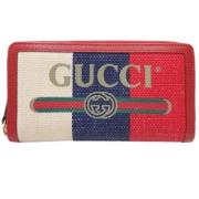 Gucci Vintage Pre-owned Canvas plnbcker Red, Dam