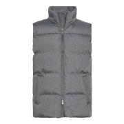 Boggi Milano Gilet I Tekniskt Tyg Med Gäsdun Gray, Herr