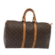 Louis Vuitton Vintage Pre-owned Canvas handvskor Brown, Dam