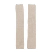 Antonelli Firenze Beige Alpacka Ullstickade Handskar Beige, Dam