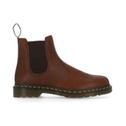 Dr. Martens Bruna Läder Chelsea Boots med Tech Tyg Brown, Herr