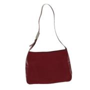 Prada Vintage Pre-owned Laeder axelremsvskor Red, Dam