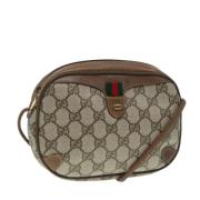 Gucci Vintage Pre-owned Canvas gucci-vskor Beige, Dam