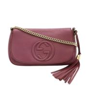 Gucci Vintage Pre-owned Laeder gucci-vskor Purple, Dam