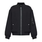 Rag & Bone Jacka i terry bomberstil Black, Herr