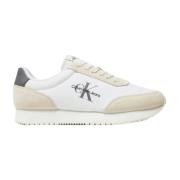 Calvin Klein Retro Runner Sneakers White, Herr