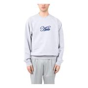 Arte Antwerp Blommig Logosweatshirt Gray, Herr