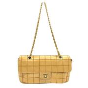 Chanel Vintage Pre-owned Laeder chanel-vskor Beige, Dam