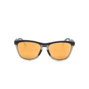 Oakley Orange Fyrkantig Ram Spegel Solglasögon Orange, Unisex