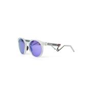 Oakley Lila Tonad Rund Ram Solglasögon Purple, Unisex