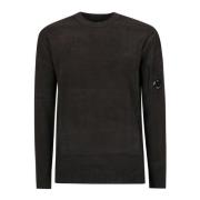 C.p. Company Crew Neck Stickad Tröja Black, Herr