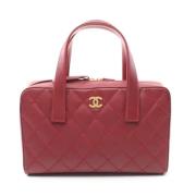 Chanel Vintage Pre-owned Laeder chanel-vskor Red, Dam