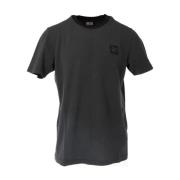 Diesel Tryckt Herr T-shirt Vår/Sommar Bomull Black, Herr