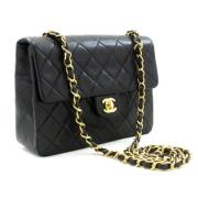 Chanel Vintage Pre-owned Laeder chanel-vskor Black, Dam