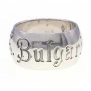 Bvlgari Vintage Pre-owned Silver ringar Gray, Dam