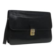 Celine Vintage Pre-owned Laeder kuvertvskor Black, Dam