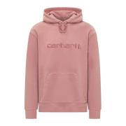 Carhartt Wip Huvtröja med lång längd Pink, Herr