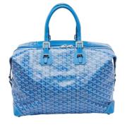 Goyard Vintage Pre-owned Canvas handvskor Blue, Dam