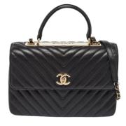 Chanel Vintage Pre-owned Laeder chanel-vskor Black, Dam