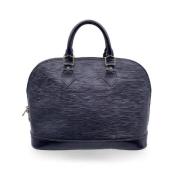 Louis Vuitton Vintage Pre-owned Laeder handvskor Blue, Dam