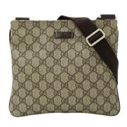 Gucci Vintage Pre-owned Canvas gucci-vskor Beige, Dam