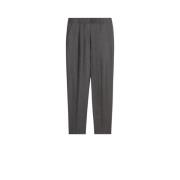 Max Mara Weekend Klassiska Cigarette Style Ullbyxor Gray, Dam