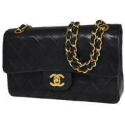 Chanel Vintage Pre-owned Laeder chanel-vskor Black, Dam