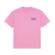 Polar Skate Co. Spiderweb Tee i Rosa Bomull Pink, Herr