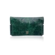 Givenchy Pre-owned Pre-owned Laeder kuvertvskor Green, Dam