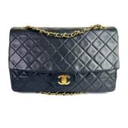 Chanel Vintage Pre-owned Tyg chanel-vskor Black, Dam