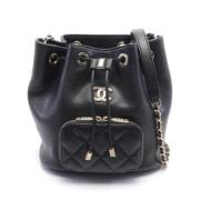 Chanel Vintage Pre-owned Laeder chanel-vskor Black, Dam