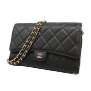 Chanel Vintage Pre-owned Laeder plnbcker Black, Dam