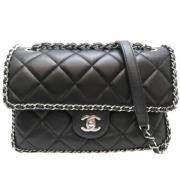 Chanel Vintage Pre-owned Laeder chanel-vskor Black, Dam